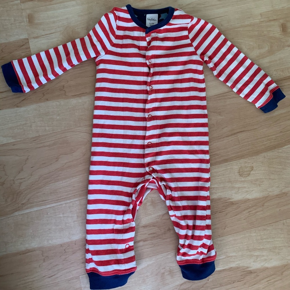 Baby Biden striped one-piece